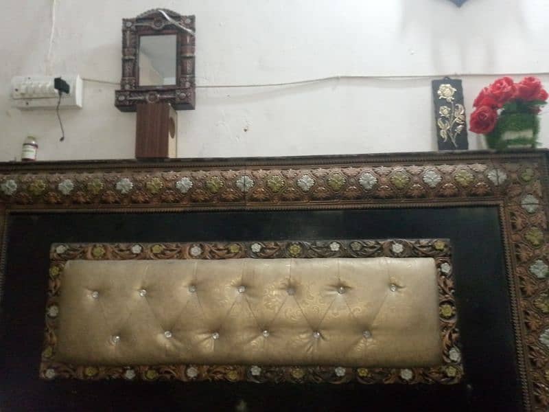 wooden bed ( urgent sale ) 0