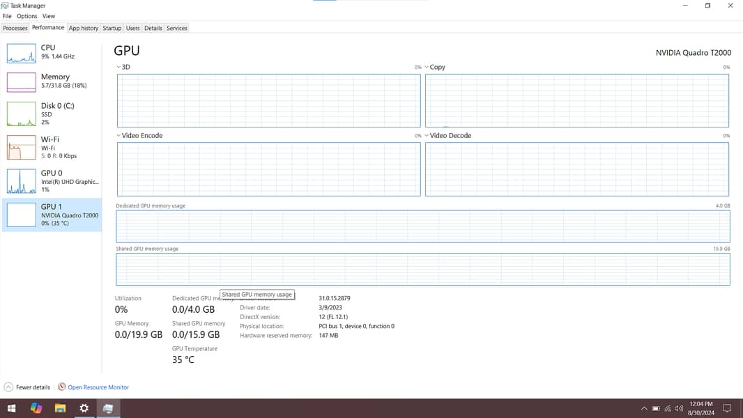 Dell Precision 7540 (Core i7 9th Gen) 18