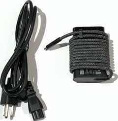 Original HP Laptop type c USB-C AC adapter 65 Watt rounded charger 0