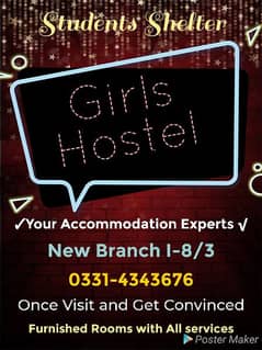 Girls Hostel i-8/3 Near Shifa and SZABIST 0