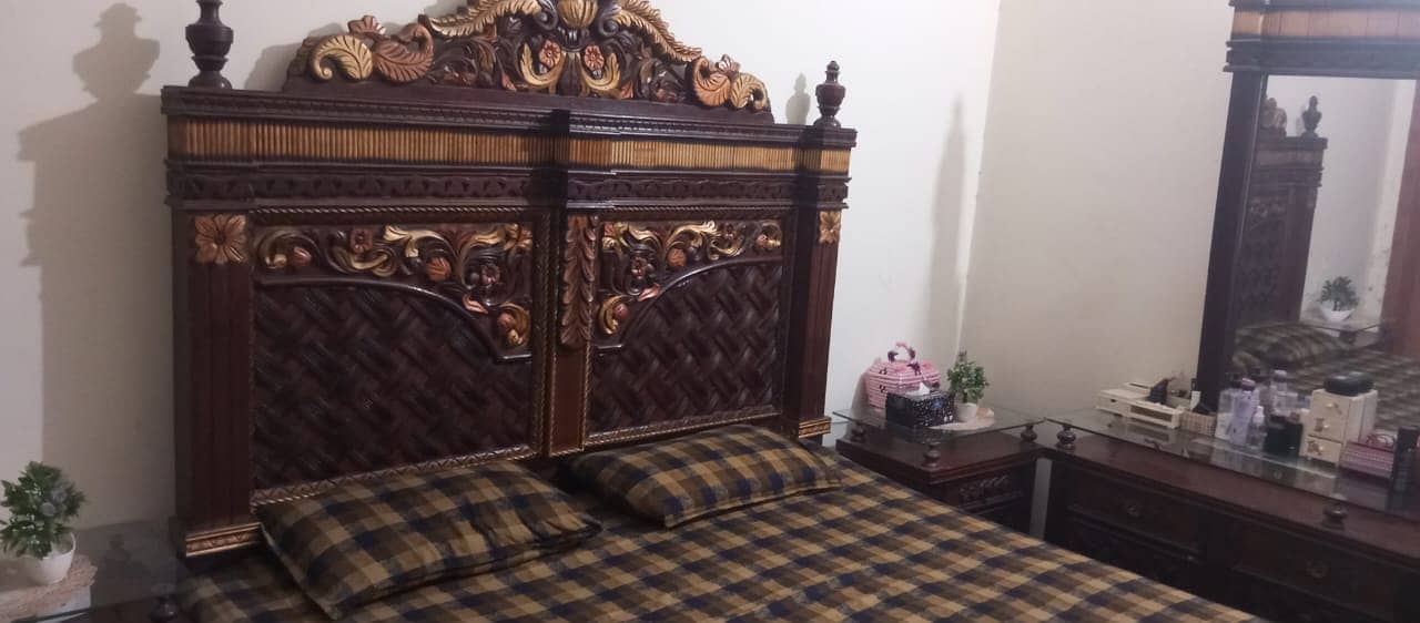 Bed set/double bed set/wooden bed/king size bed/bedroom furniture 2