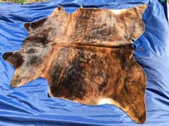 COWHIDE LEATHER RUGS TRICOLOR COW HIDE SKIN CARPET AREA