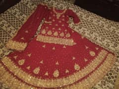 winding bridal Indian sharara.