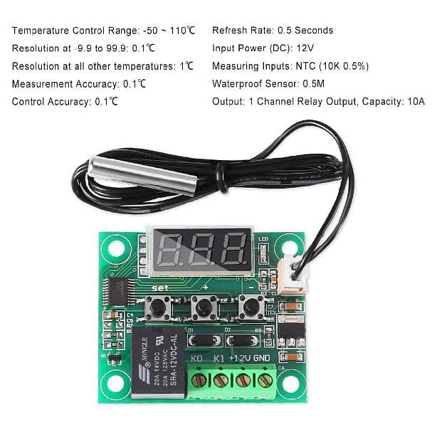 W1209 Temperatures Controller. Read Ad Description. 1