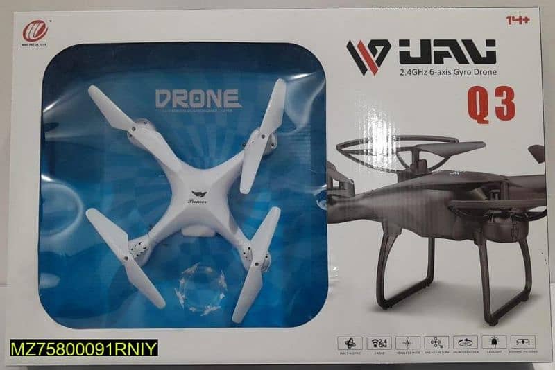 Gyro Drone Q3, Remote Control Drone Without Camera 1