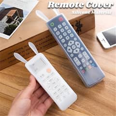 Silicone AC and TV Remote Cover Protector Rabbit Ears Design Anti-fall