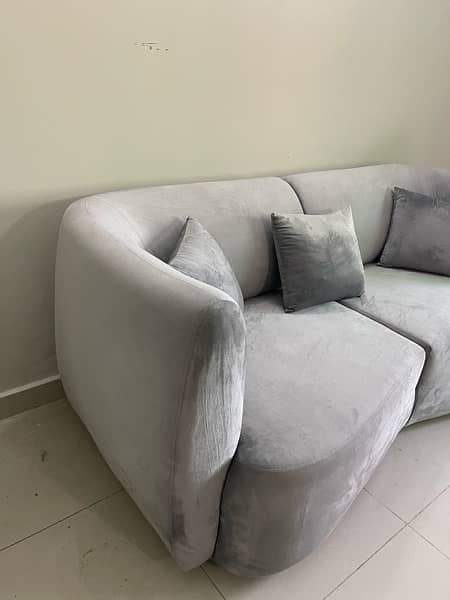 2 Seater velvet Sofa 1