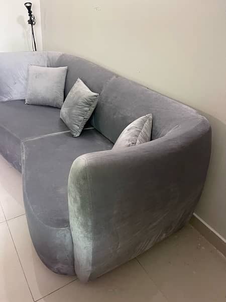 2 Seater velvet Sofa 2