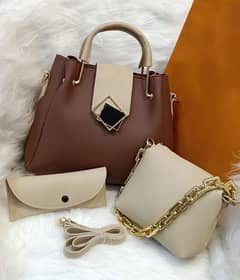 3 hand bags