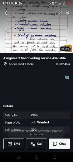 Assignment work Available