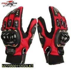 Motorcycle Gloves black and red