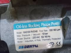 oil less Rocking piston pump