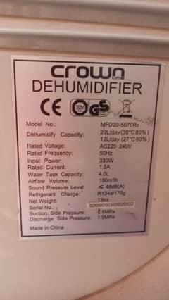 Crown humidifier