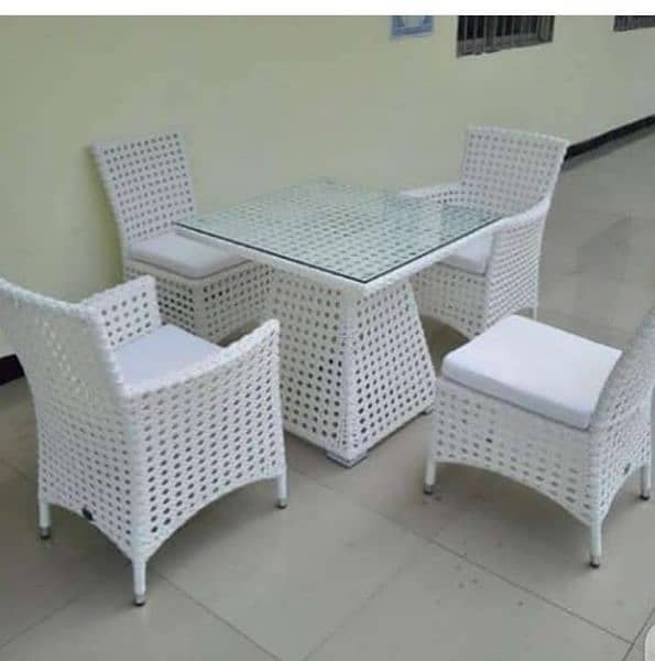 restaurant Outdoor Rattan dining chairs sofa Wholesale Rate 3