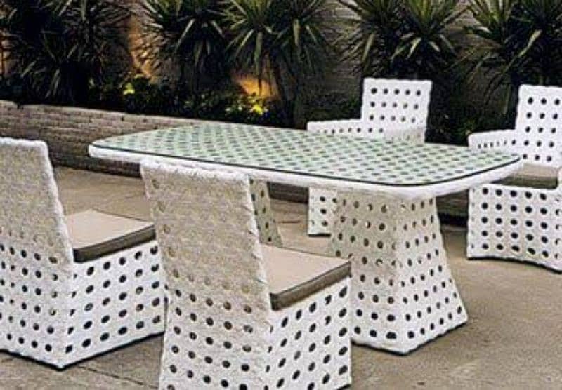 restaurant Outdoor Rattan dining chairs sofa Wholesale Rate 6