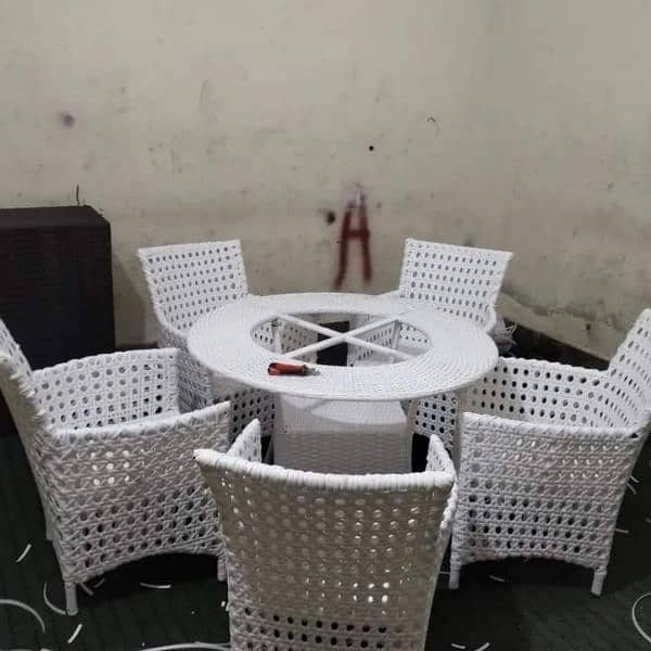 restaurant Outdoor Rattan dining chairs sofa Wholesale Rate 8