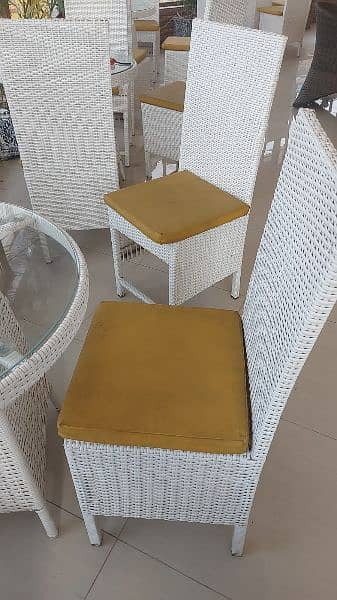 restaurant Outdoor Rattan dining chairs sofa Wholesale Rate 10