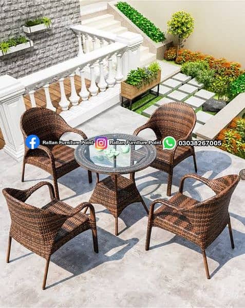 restaurant Outdoor Indoor Garden Rattan furniture sofa chair 5