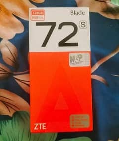 mobile for sale only open box ZTE blade a72s