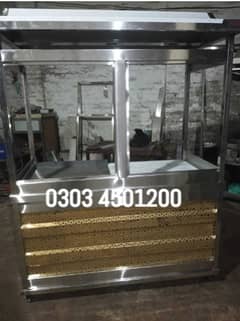 shawarma counter, burger counter, bbq counter, grill counter,Hot plat