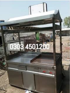 shawarma counter, burger counter, bbq counter, grill counter,Hot plat