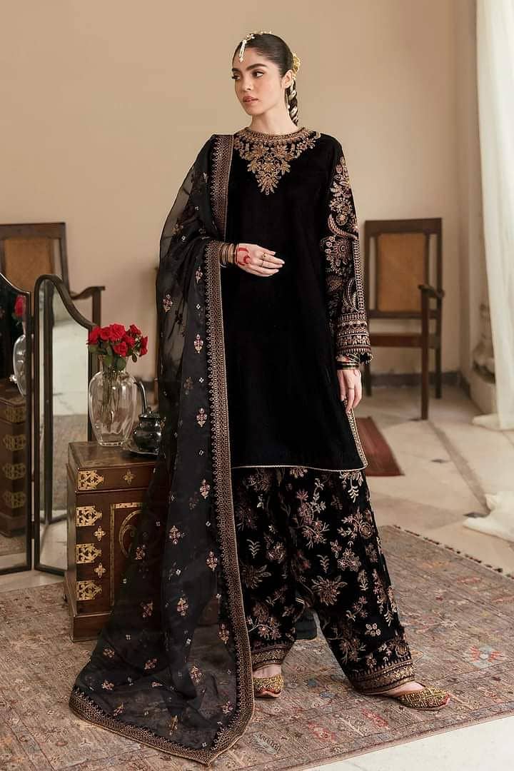 Baroque Jazmin Velvet Wedding Collection-BLACK 0