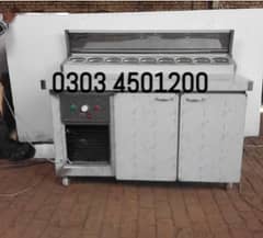 prep table/ working table/pizza oven/, bbq counter, grill counter,Hot