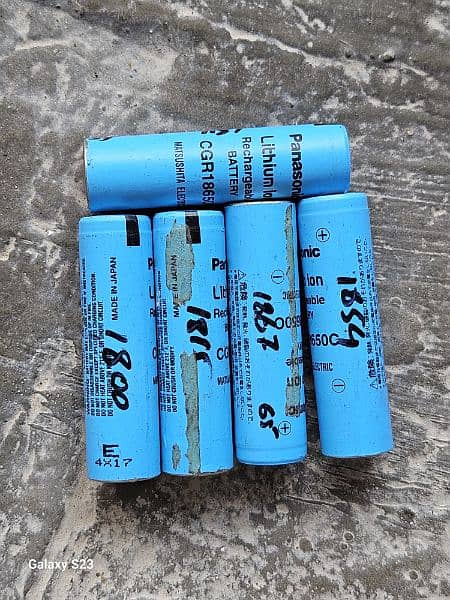 18650 cells and battery 1