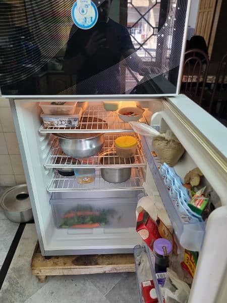 HAIER GLASS DOOR FRIDGE SLIGHTLY USED FOR SALE 3