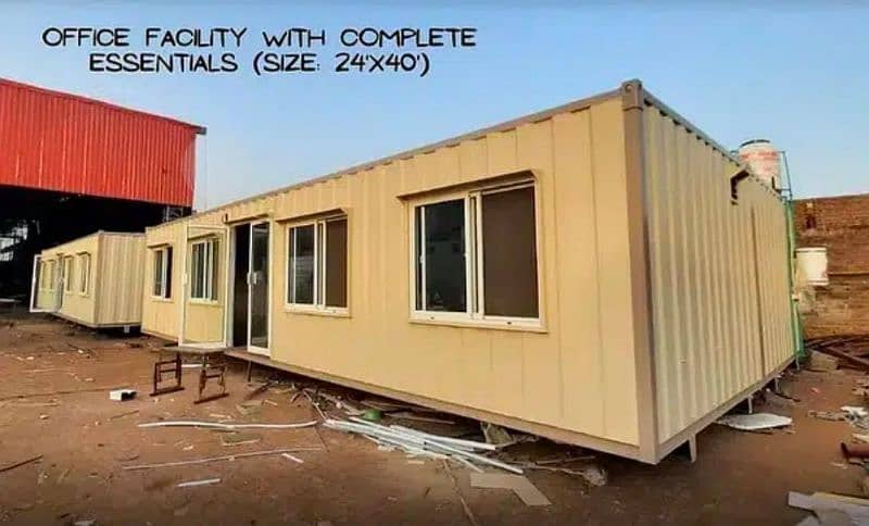 Prefab rooms Container office toilet washroom Guard cabins porta cabin 8