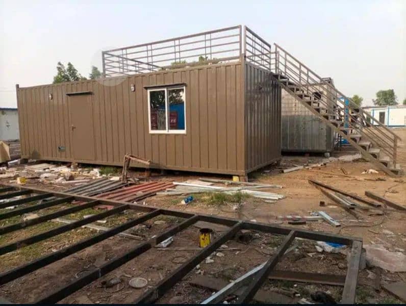 Prefab rooms Container office toilet washroom Guard cabins porta cabin 12