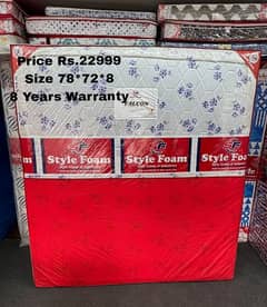 DOUBLE BED SPRING MATTRESS (8 YEARS WARRANTY)