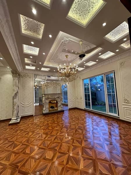 3D Paquate Wooden Floor , pvc skirting with Fitting in Lahore. 1