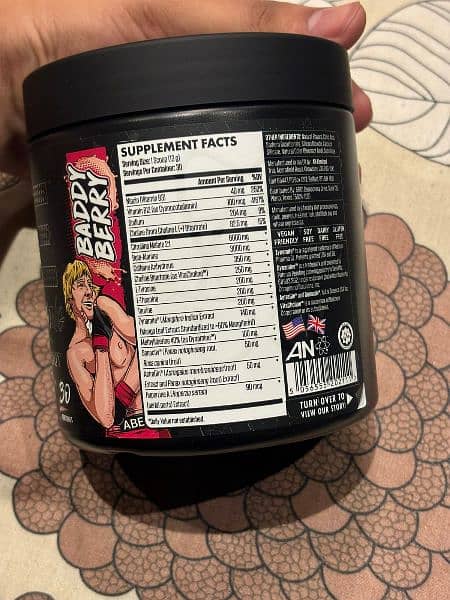 ABE Baddy Berry 
Preworkout 
Dietary Supplement 3