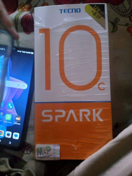 Tecno sprak 10C 6month use 10/10 8/128 1