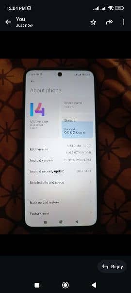 new condition Xiaomi redmi 10 6 GB ram for sale 3