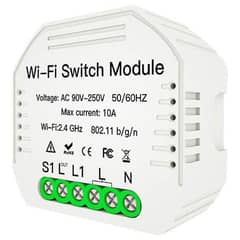 wifi smart switch module 16ampere 220v in and out Tuya mobil