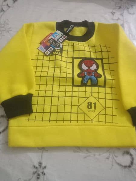 Fleece sweatshirt  50 piece Available  Saize. 2 year to 12 years 9