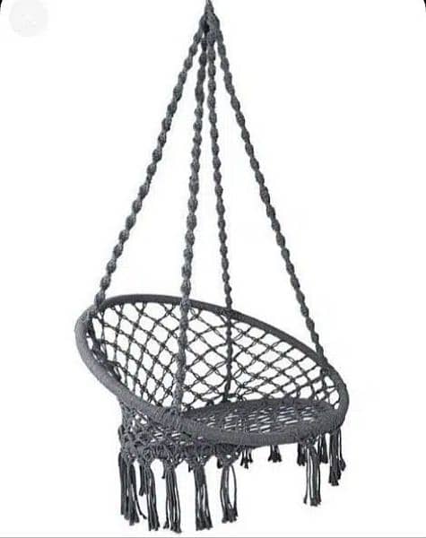 New Double Swing Chair Jhoola, Single & Double, Macrame Jhula, COD 15