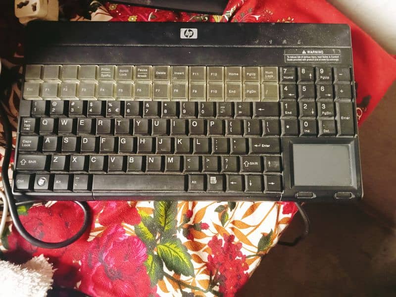 Hp keyboard with touch mouse 0