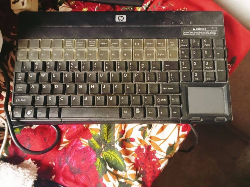 Hp keyboard with touch mouse 1