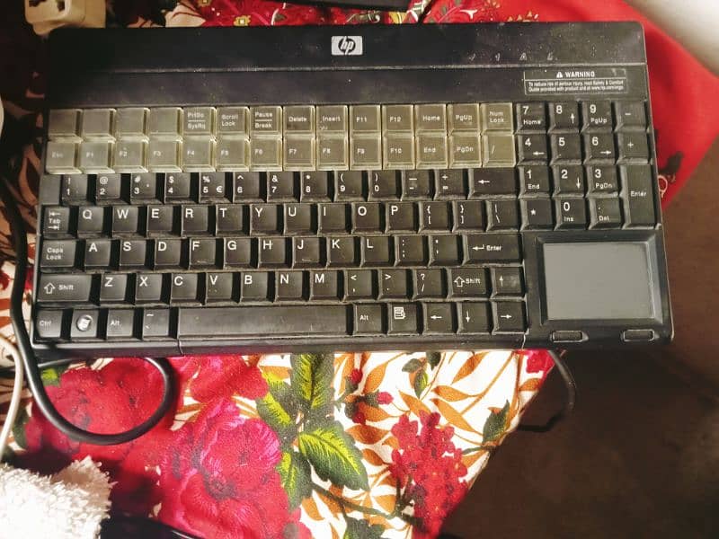 Hp keyboard with touch mouse 2