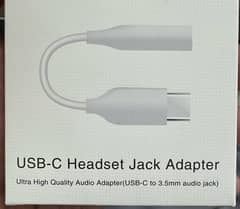 USB C TO 3.5mm audio headphone jack