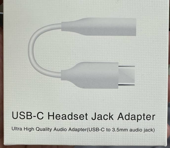 USB C TO 3.5mm audio headphone jack 0