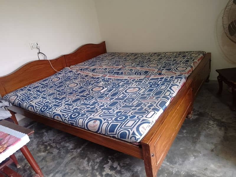 Two Wooden Single Beds 1