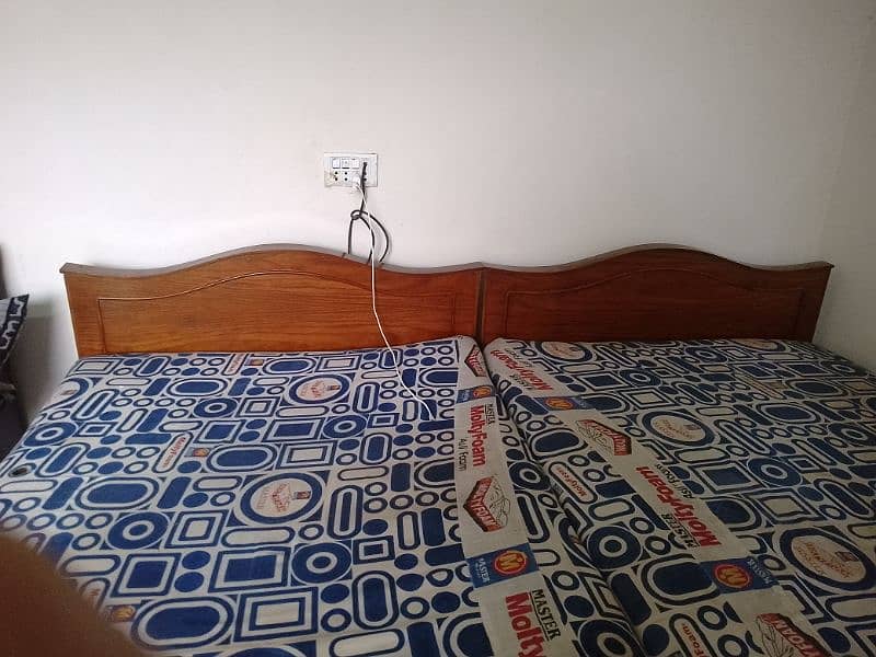 Two Wooden Single Beds 5