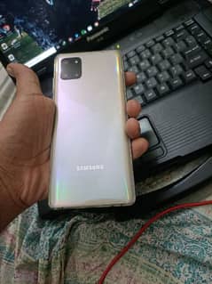 Samsung note 10 lite (official pta aproved) very urgent sale plz