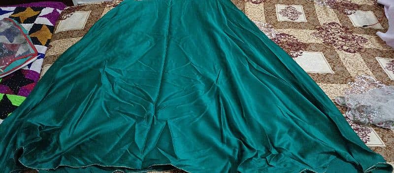 green colour silk maxi available for sell 3