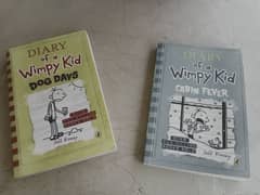 wimpy kid book"DOG DAYS"and"CABIN FEVER"