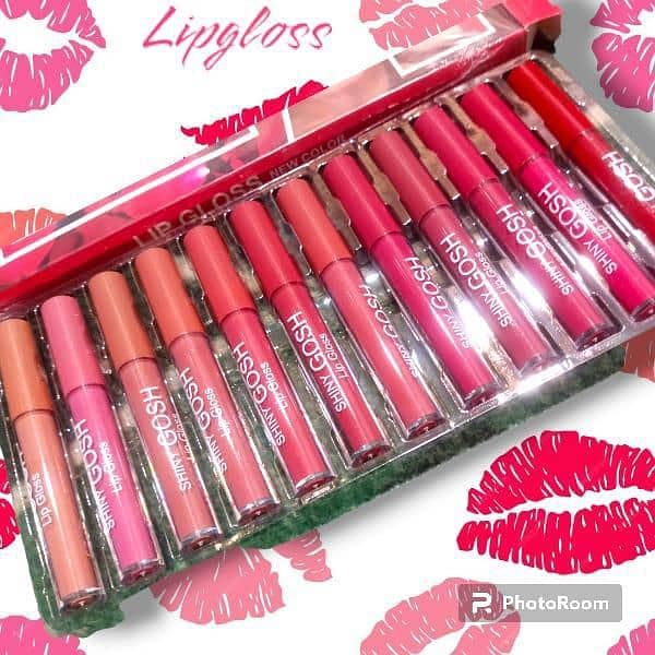 Matte lipstick gloss pack of 12 2